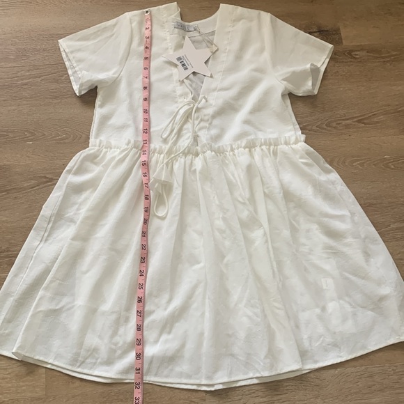 Princess Polly, White Maritimo baby doll dress size 10. New with tags. - Picture 6 of 7